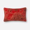 Coral Rectangular Throw Pillow