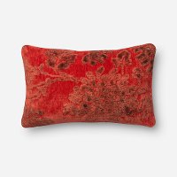 GP113 Coral Rectangular Throw Pillow