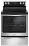 WFE745H0FS Whirlpool Electric Range with Frozen Bake Technology - 6.4 cu. ft. Stainless Steel-1