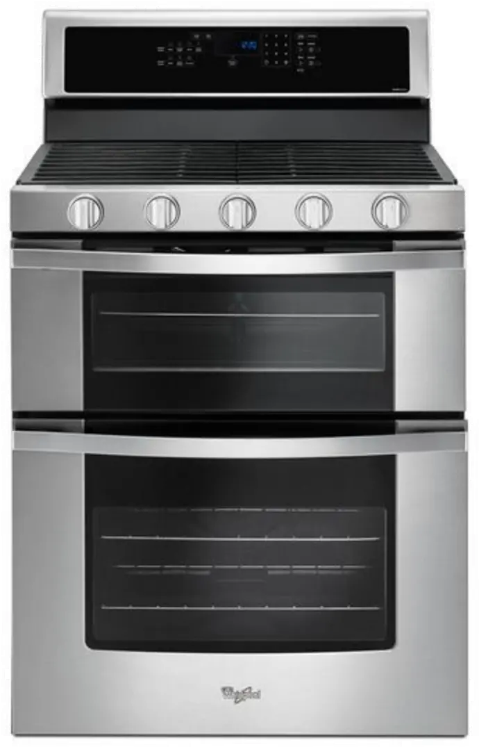 WGG745S0FS Whirlpool Double Oven Gas Range - 6.0 cu. ft. Stainless Steel-1
