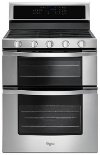 WGG745S0FS Whirlpool Double Oven Gas Range - 6.0 cu. ft. Stainless Steel