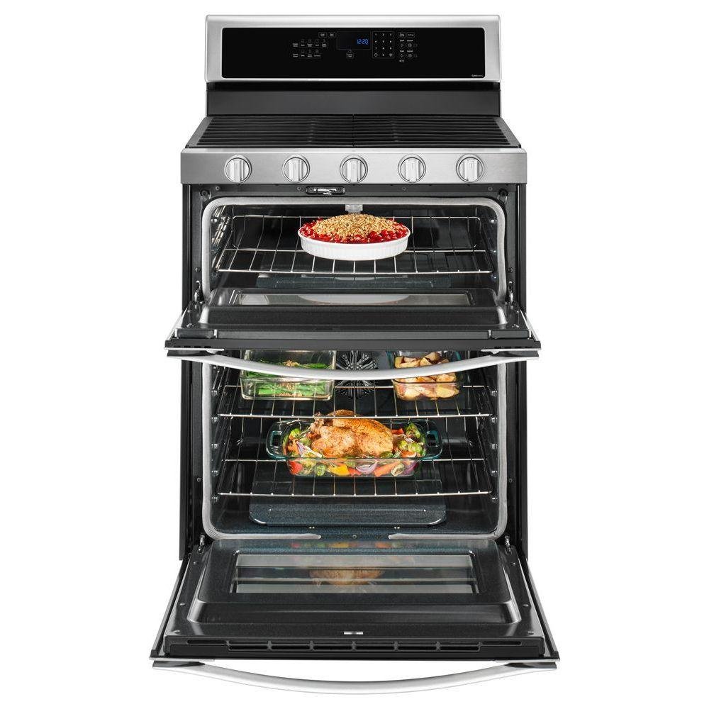 WGG745S0FS Whirlpool Double Oven Gas Range - 6.0 cu. ft. Stainless Steel-2