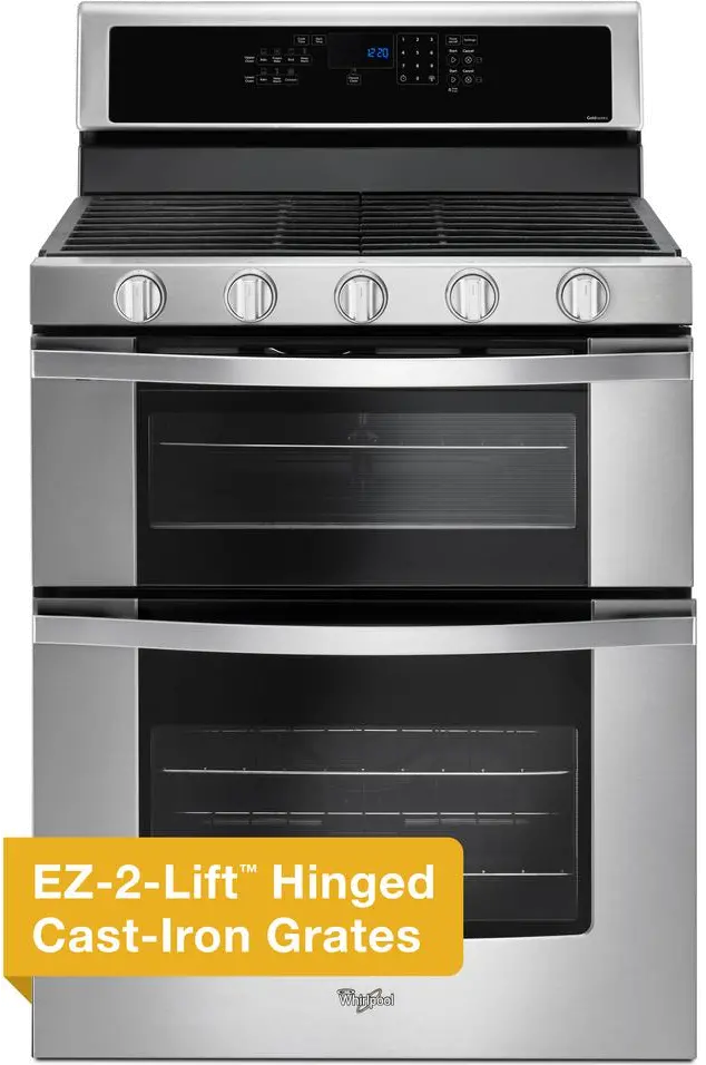 WGG745S0FS Whirlpool Double Oven Gas Range - 6.0 cu. ft. Stainless Steel-3
