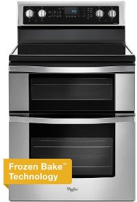 WGE745C0FS Whirlpool Double Oven Electric Range - 6.7 cu. ft. Stainless Steel-2