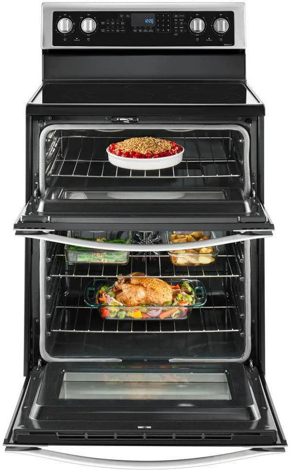 WGE745C0FS Whirlpool Double Oven Electric Range - 6.7 cu. ft. Stainless Steel-3