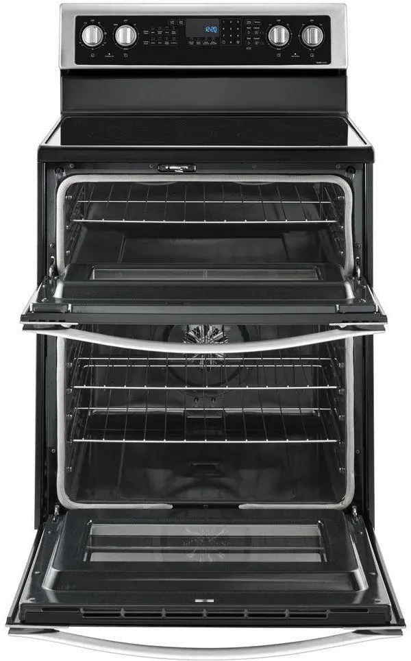 WGE745C0FS Whirlpool Double Oven Electric Range - 6.7 cu. ft. Stainless Steel-4