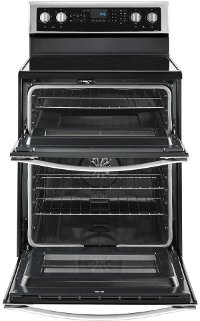 WGE745C0FS Whirlpool Double Oven Electric Range - 6.7 cu. ft. Stainless Steel-4