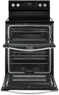 WGE745C0FE Whirlpool Double Oven Electric Range - 6.7 cu. ft. Black-2