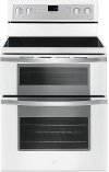 WGE745C0FH Whirlpool Double Oven Electric Range - 6.7 cu. ft. White