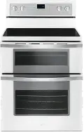 WGE745C0FH Whirlpool Double Oven Electric Range - 6.7 cu. ft. White