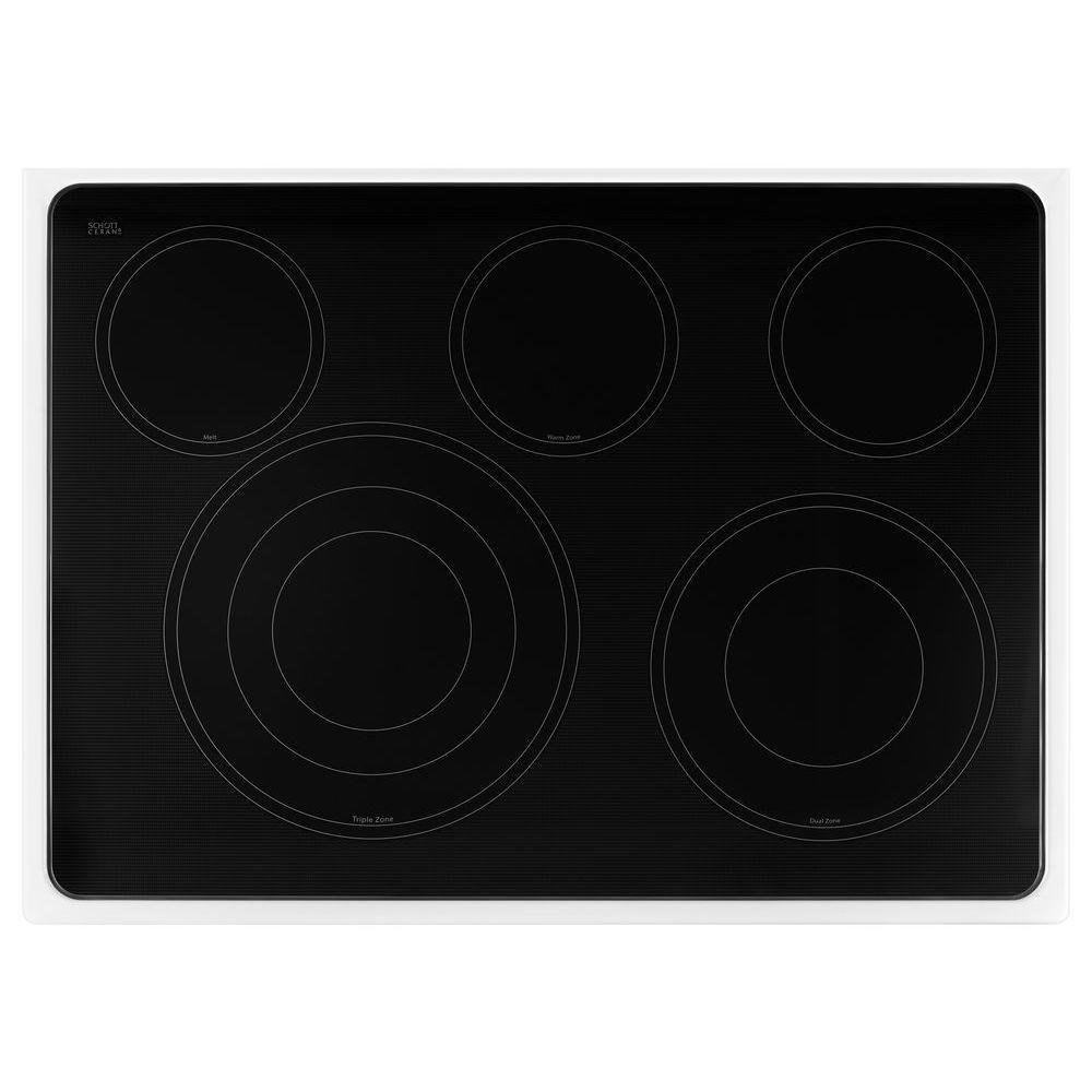 WGE745C0FH Whirlpool Double Oven Electric Range - 6.7 cu. ft. White-2
