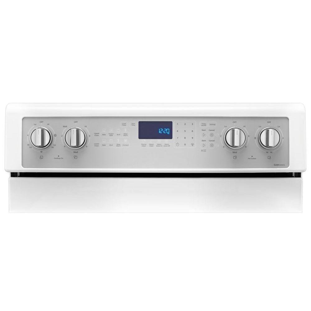 WGE745C0FH Whirlpool Double Oven Electric Range - 6.7 cu. ft. White-3