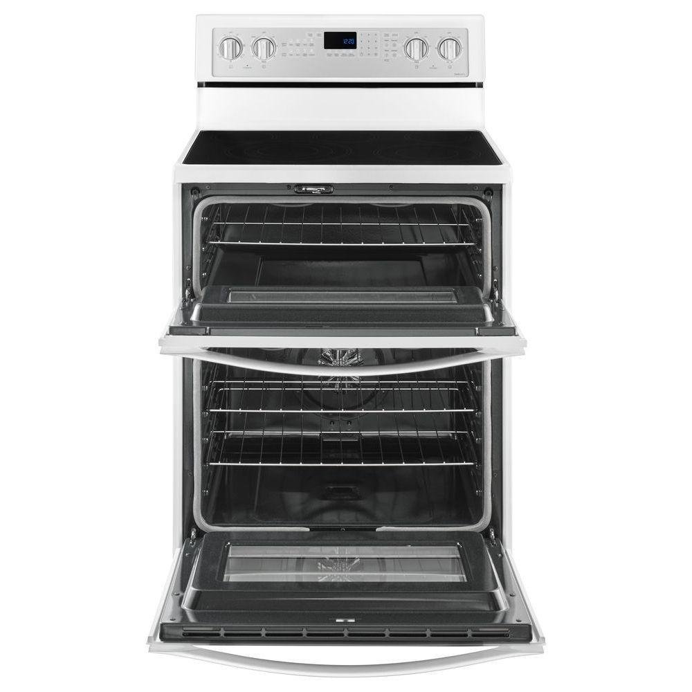 WGE745C0FH Whirlpool Double Oven Electric Range - 6.7 cu. ft. White-5