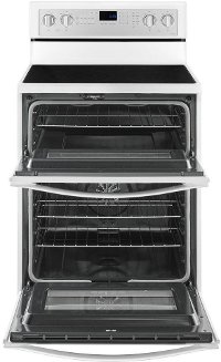 WGE745C0FH Whirlpool Double Oven Electric Range - 6.7 cu. ft. White-5
