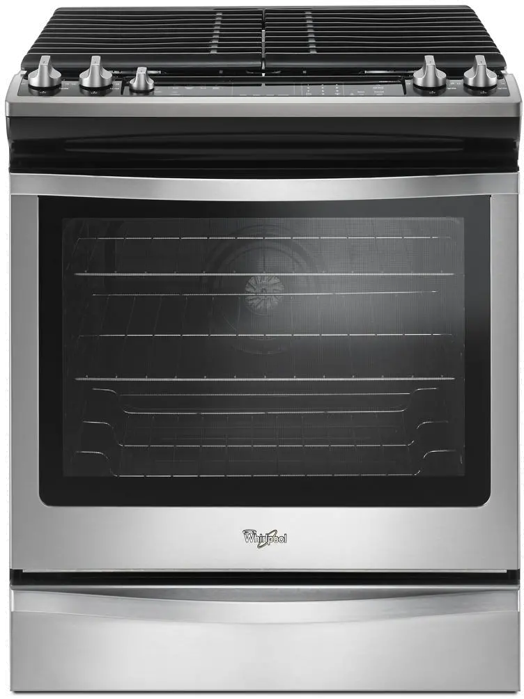WEG745H0FS Whirlpool Gas Convection Range - Stainless Steel-1
