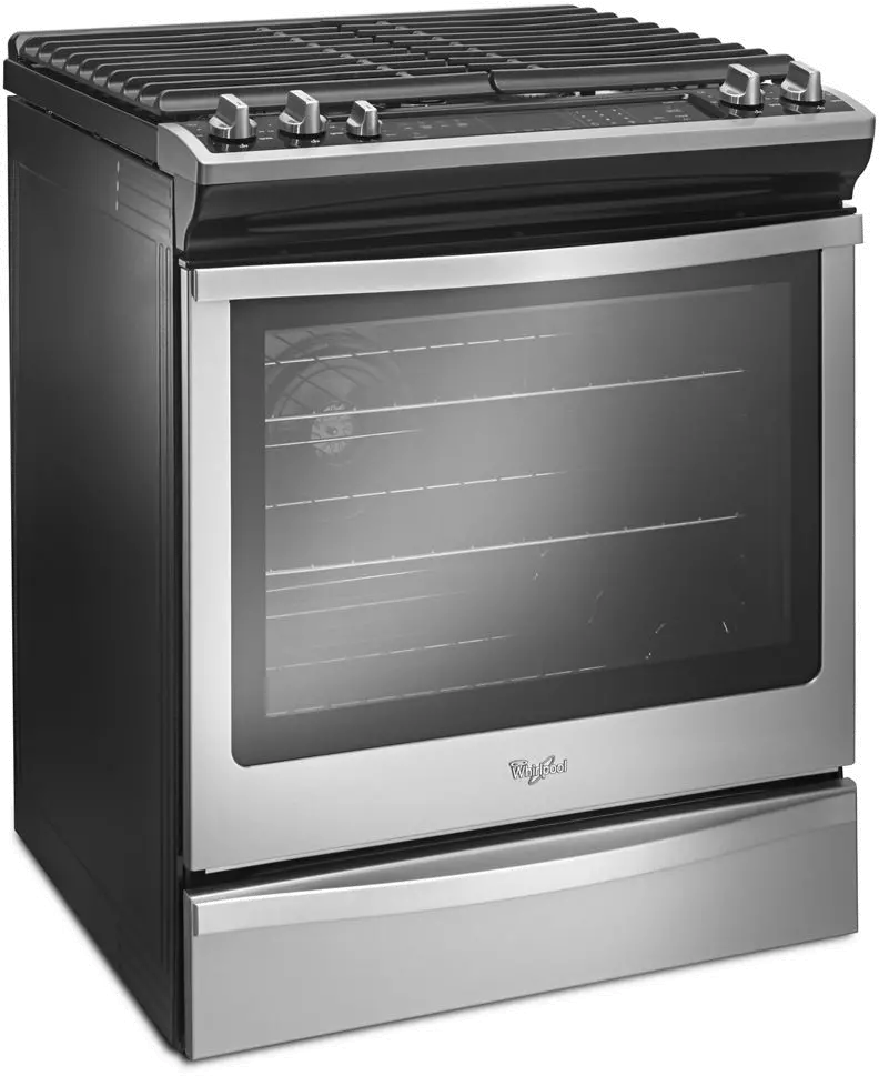 WEG745H0FS Whirlpool Gas Convection Range - Stainless Steel-2