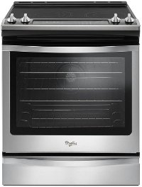 WEE745H0FS Whirlpool 6.4 cu. ft. Slide-in Electric Range - Stainless Steel