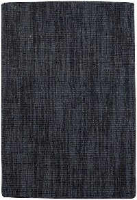 7 x 9 Large Flat Weave Coal Gray Area Rug - Montauk ll