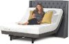 Twin-XL 8 Inch Memory Foam Mattress with Adjustable Massage Base