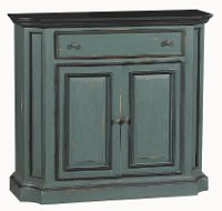 Dumere Blue Hand Painted Monarch Buffet Cabinet
