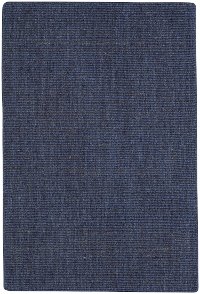 3 x 5 Small Flat Weave Denim Blue Rug - Montauk ll