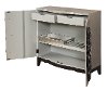 Sierra Metallic 2 Door Bar Cabinet-3