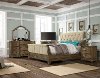 Pecan 6 Piece Cal King Bedroom Set - Touraine Collection