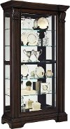 Caldwell Traditional Sliding Door Curio