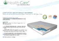 ComfortGel King Size Mattress with Adjustable Base
