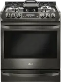 LSG4513BD LG 6.3 cu ft Gas Range - Black Stainless Steel
