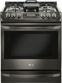 LSG4513BD LG Black Stainless Steel 30 Inch Slide-in Gas Range