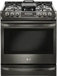 LSG4513BD LG Black Stainless Steel 30 Inch Slide-in Gas Range