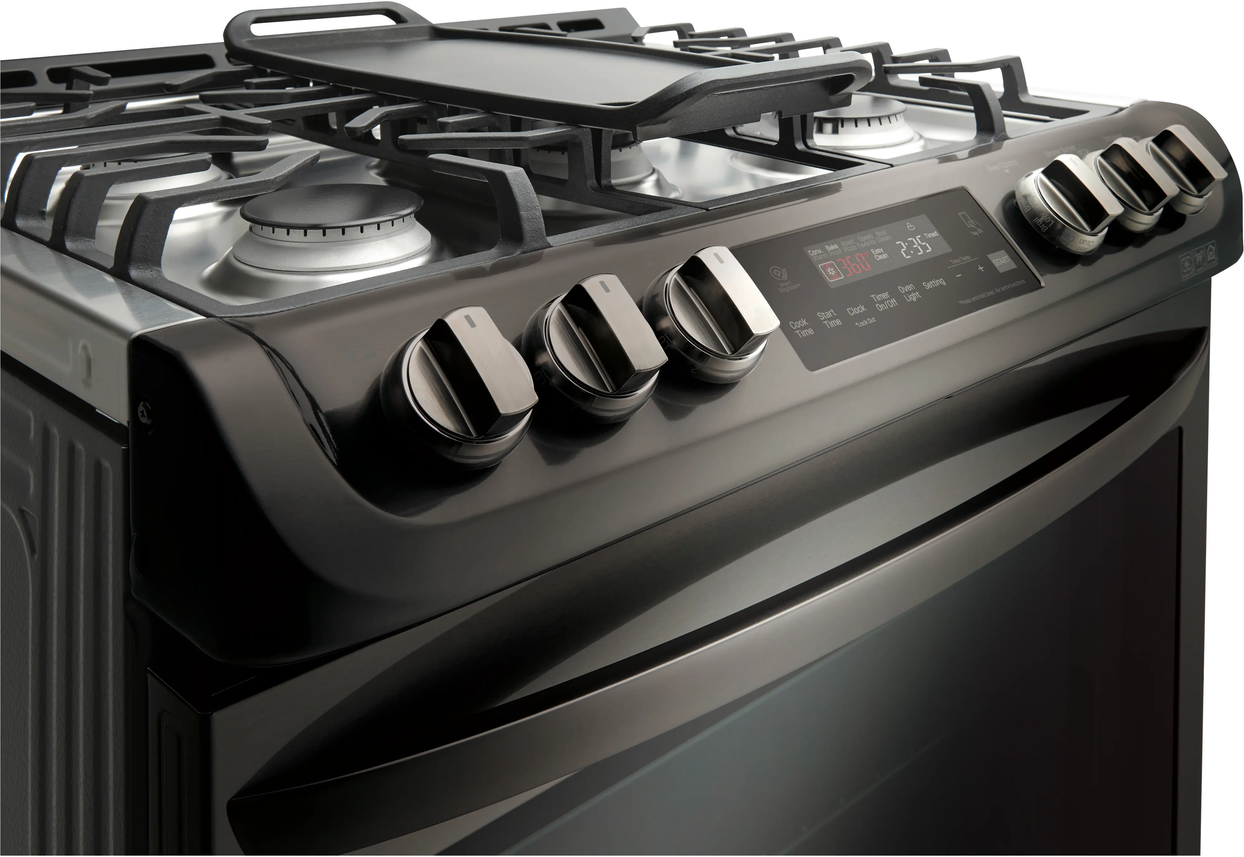 LSG4513BD LG Black Stainless Steel 30 Inch Slide-in Gas Range-4