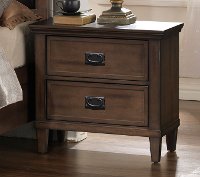 Brown Classic Nightstand - Park City