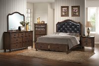 Brown Classic 6 Piece Queen Bedroom Set - Park City