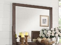 Rustic Contemporary Chocolate Brown Mirror - Dillon