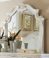 637-020/MIRROR Clearance Antique White Traditional Mirror - Chateau Monaco