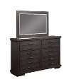 8068-110/DRESSER Dark Gray Casual Contemporary Dresser - Revolution-1