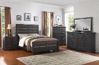 8068-310/CHEST Dark Gray Casual Contemporary Chest of Drawers - Revolution