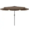 Brown Tilting Patio Umbrella