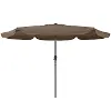 Sandy Brown Tilting Patio Umbrella