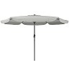 Sandy Gray Tilting Patio Umbrella