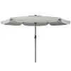 Sandy Gray Tilting Patio Umbrella