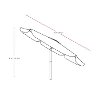 Sandy Gray Tilting Patio Umbrella-4