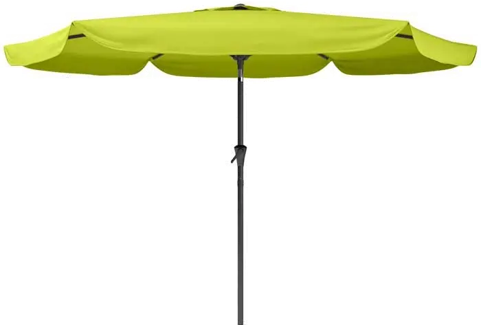 Lime Green Tilting Patio Umbrella-2