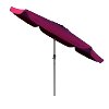 Wine Red Tilting Patio Umbrella-3