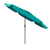 Turquoise Blue Tilting Patio Umbrella-3