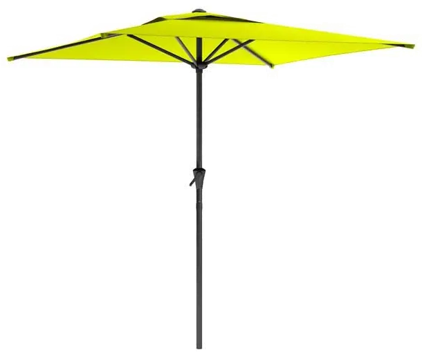 Lime Green Square Patio Umbrella-2