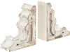 Clearance Magnolia Home Furniture Distressed White Bookend Pair