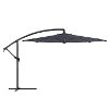 Black Offset Patio Umbrella-2
